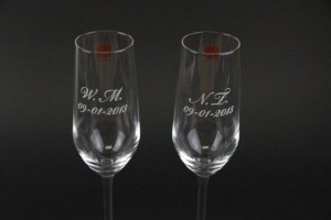 Glass laser engraving