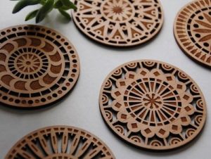 wood laser cutting