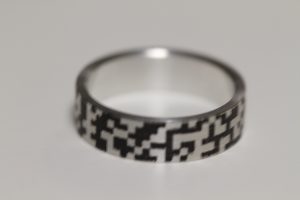 Ring laser engraving