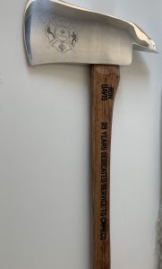 Axe laser engraving