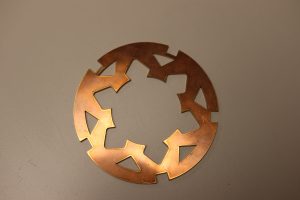 Copper laser cutting