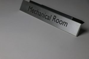 Sign laser engraving