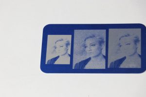 Photo laser engraving