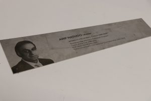 S.Steel laser engraving