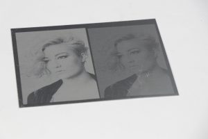 Photo laser engraving