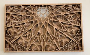 wood laser cutting